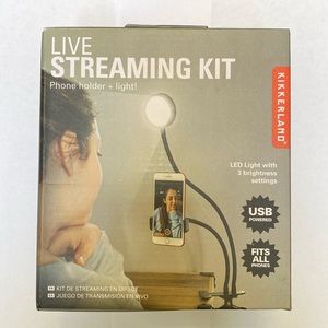 Live Streaming Kit | Phone holder + light